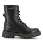 Mittelhoher Schn&uuml;rstiefel aus Rindsleder KARL LAGERFELD KIDS 
                    GIRL