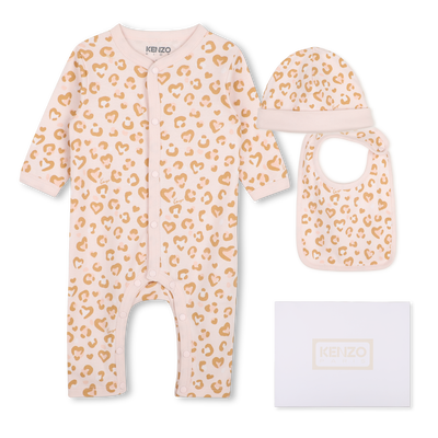 Pyjama-Set, L&auml;tzchen, M&uuml;tze und Kuscheltier KENZO KIDS M&Auml;DCHEN