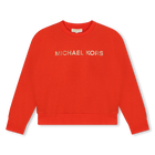 Sweatshirt mit Glitzereffekt MICHAEL KORS 
                    GIRL