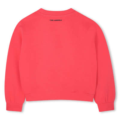 Sweatshirt aus doppeltem Jersey KARL LAGERFELD KIDS GIRL