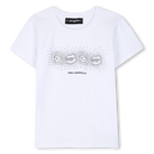 T-Shirt mit kurzen &Auml;rmeln KARL LAGERFELD KIDS 
                    GIRL