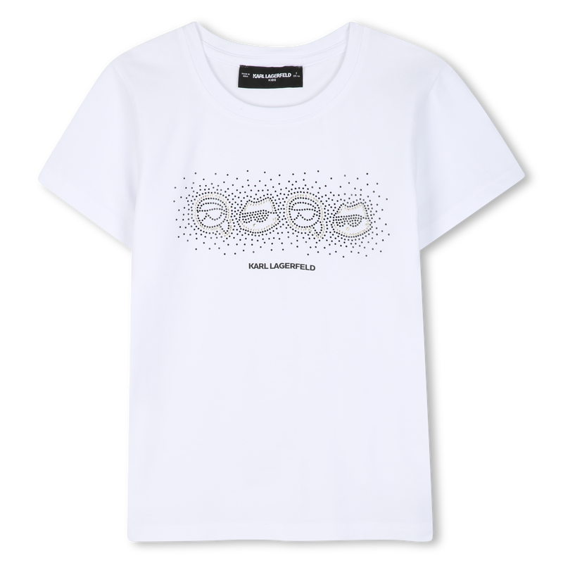 T-Shirt mit kurzen &Auml;rmeln KARL LAGERFELD KIDS 
                        GIRL