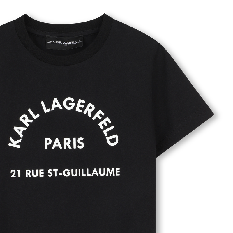 T-Shirt mit kurzen &Auml;rmeln KARL LAGERFELD KIDS 
                        JUNGE