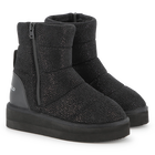 Paillettenbesetzte Stiefelette aus Textil KARL LAGERFELD KIDS 
                    GIRL