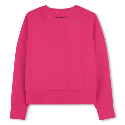 Bedrucktes Sweatshirt KARL LAGERFELD KIDS GIRL