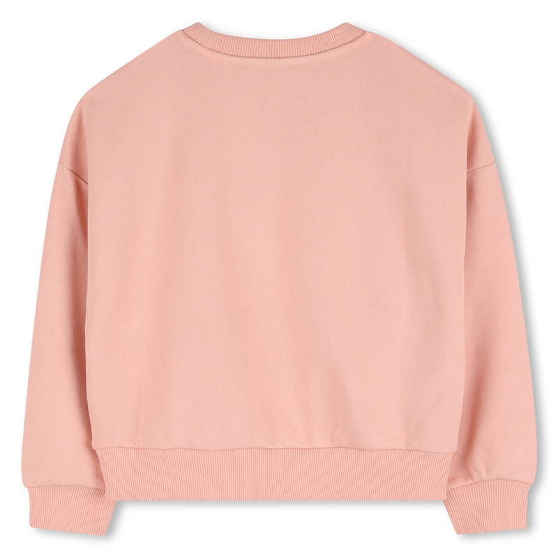 Sweatshirt aus ungeb&uuml;rstetem Fleece KENZO KIDS 
                        GIRL