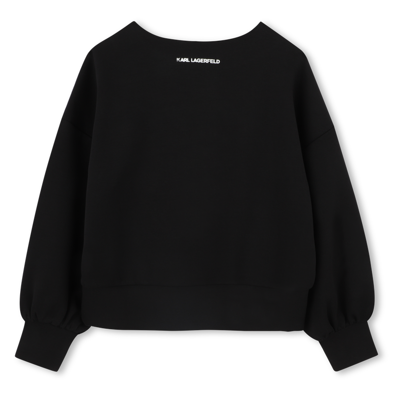 Sweatshirt mit Stickerei KARL LAGERFELD KIDS 
                        GIRL