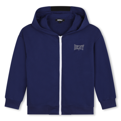 Kapuzen-Cardigan aus Molton DKNY BOY