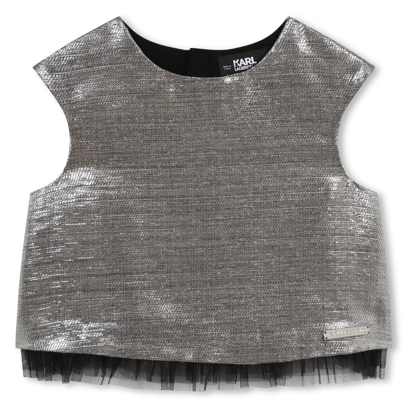 Top mit Rei&szlig;verschluss KARL LAGERFELD KIDS 
                        GIRL