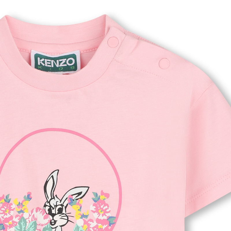 T-Shirt mit kurzen &Auml;rmeln KENZO KIDS 
                        GIRL