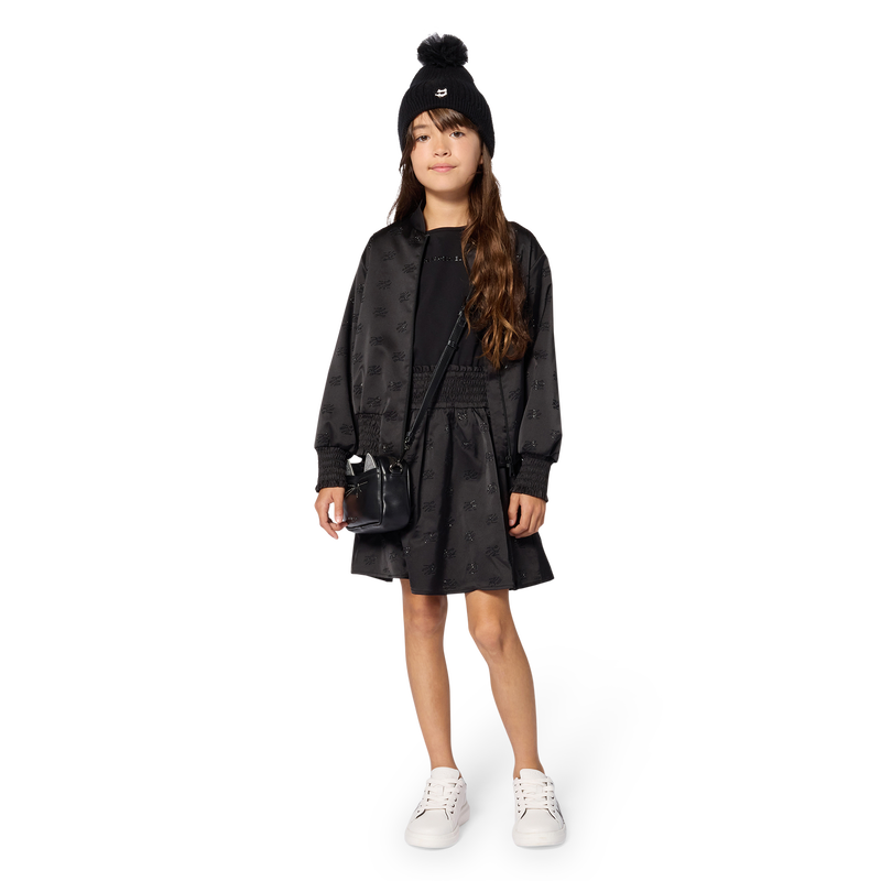 Kurzarmkleid KARL LAGERFELD KIDS 
                        GIRL