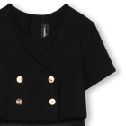 Zeremonienkleid aus bi-material KARL LAGERFELD KIDS 
                    GIRL