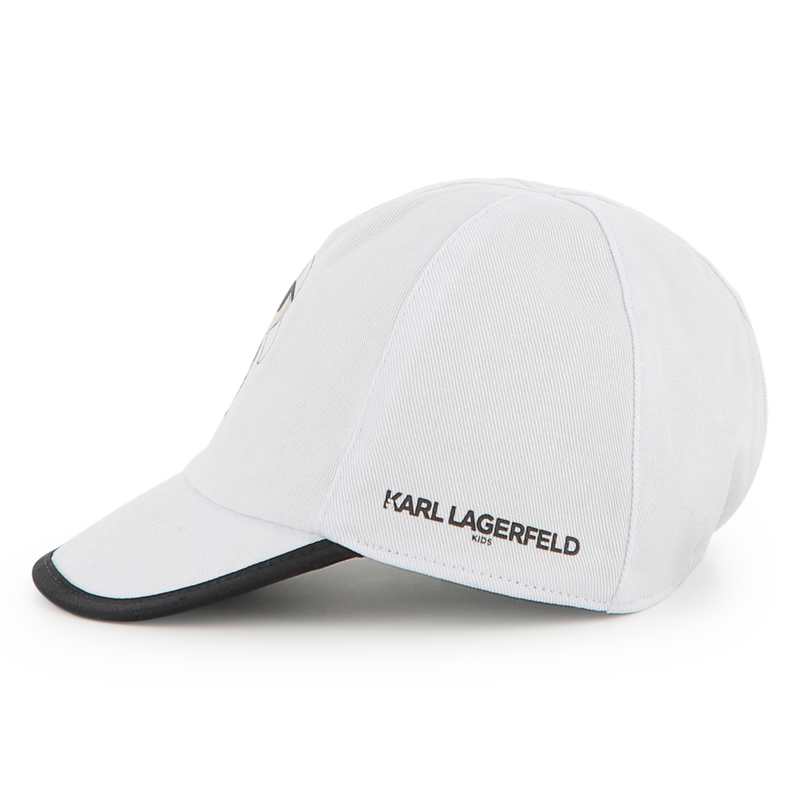 Wendbares Baumwoll-Cap KARL LAGERFELD KIDS 
                        BOY