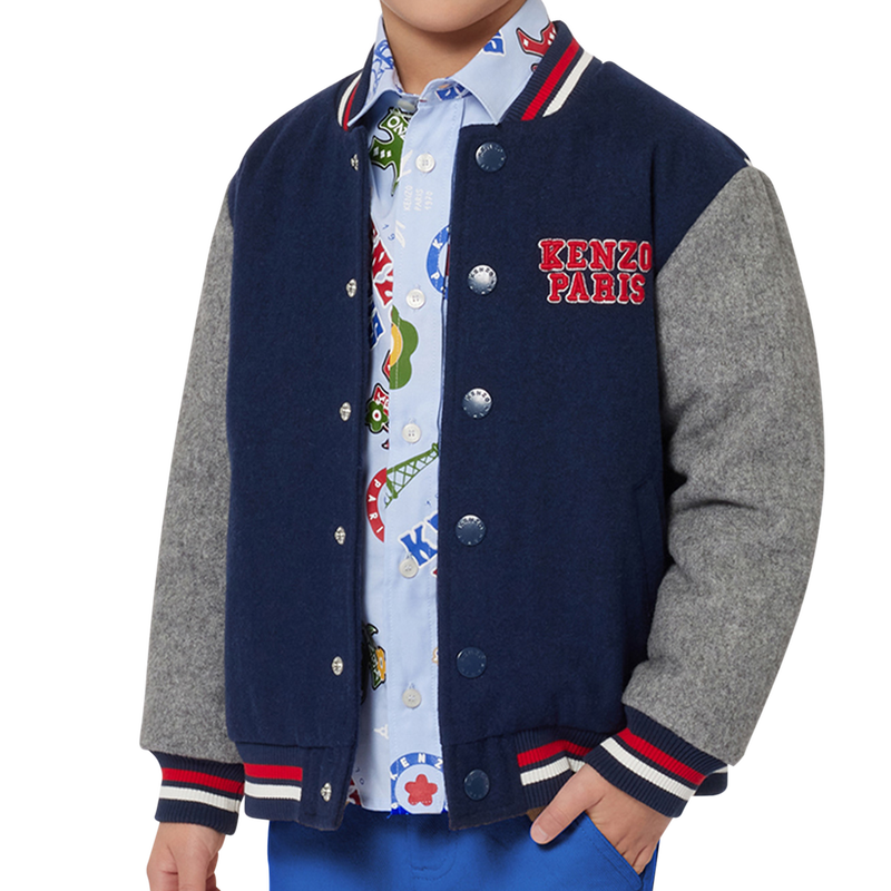 Jacke aus Wollstoff KENZO KIDS 
                        BOY