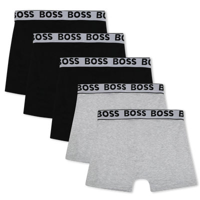 Set mit 5 Baumwoll-Boxershorts BOSS BOY