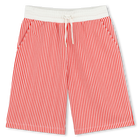 Gestreifte Baumwoll-Bermudas KENZO KIDS 
                    BOY