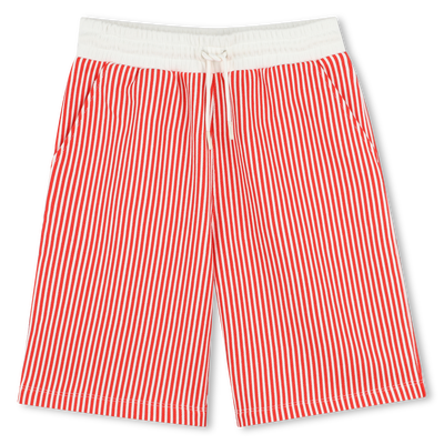 Gestreifte Baumwoll-Bermudas KENZO KIDS BOY