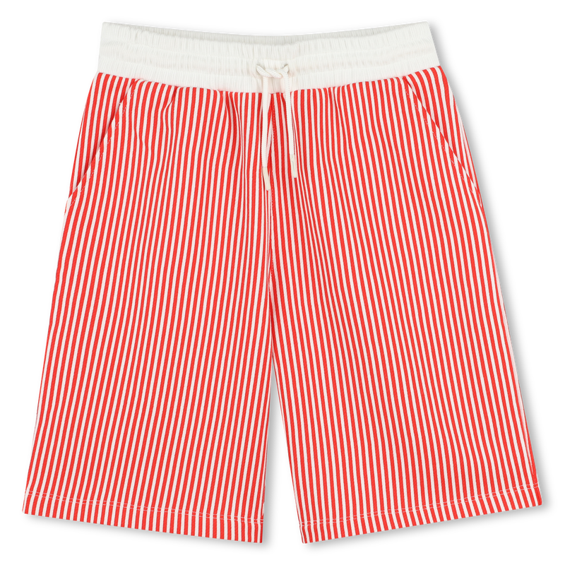 Gestreifte Baumwoll-Bermudas KENZO KIDS 
                        BOY