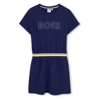 Kurz&auml;rmeliges Kleid BOSS 
                    GIRL