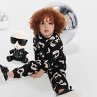 Hose aus geb&uuml;rstetem Fleece KARL LAGERFELD KIDS 
                    BOY