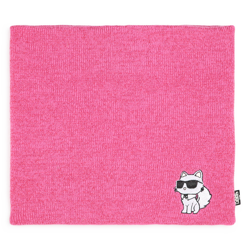 Set aus M&uuml;tze und Halsw&auml;rmer KARL LAGERFELD KIDS 
                        GIRL