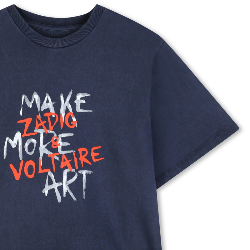 KURZ&Auml;RMELIGES T-SHIRT ZADIG & VOLTAIRE 
                        BOY