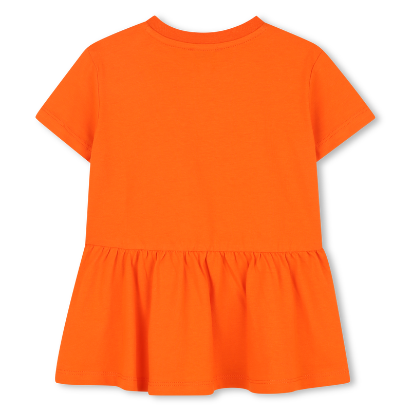 Kurz&auml;rmeliges Kleid KENZO KIDS 
                        GIRL