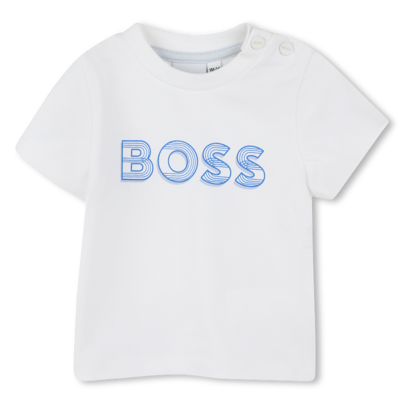 T-Shirt mit gedrucktem Logo BOSS 
                        BOY