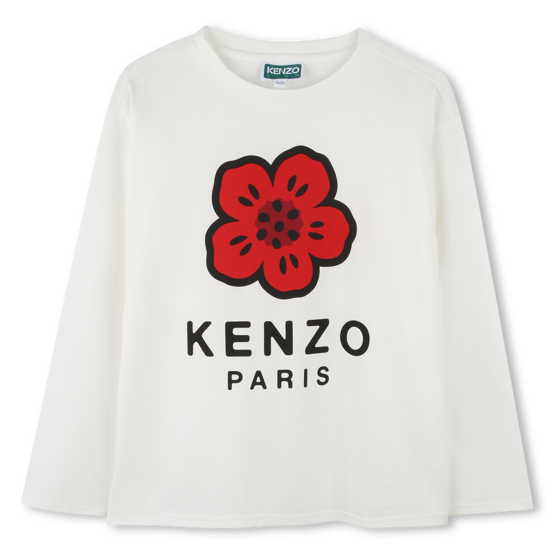 Lang&auml;rmeliges T-Shirt aus Jersey KENZO KIDS 
                        UNISEX