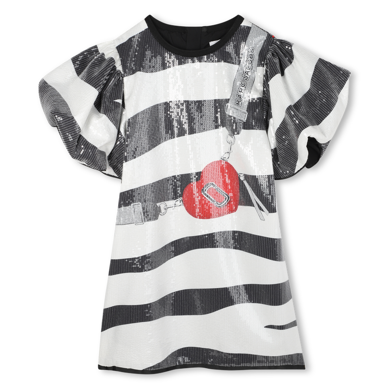 Kleid mit vollem Zebramuster MARC JACOBS 
                        GIRL