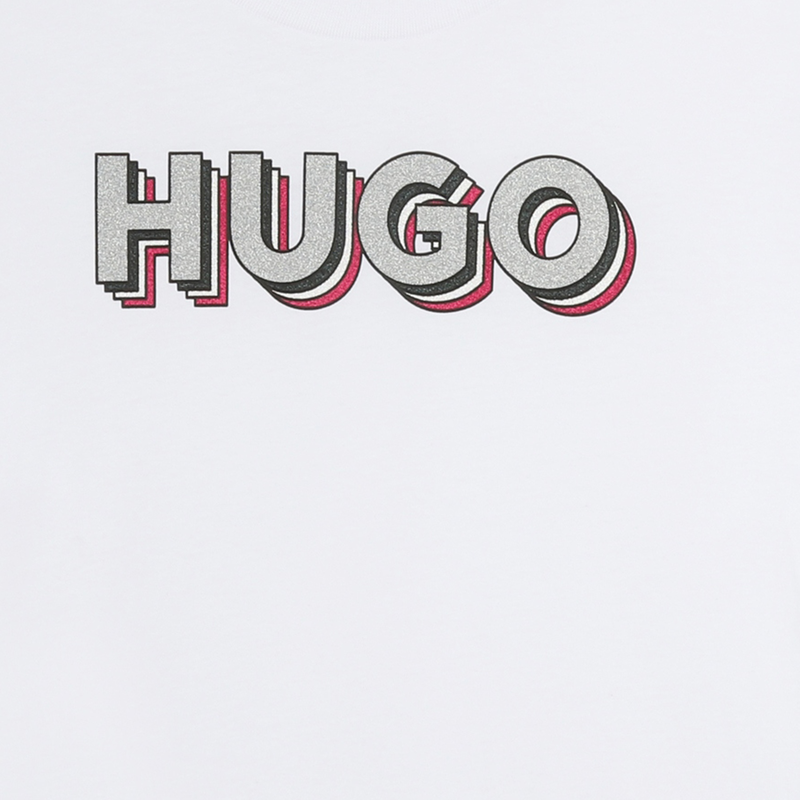 T-Shirt mit Logo-Print HUGO 
                        GIRL