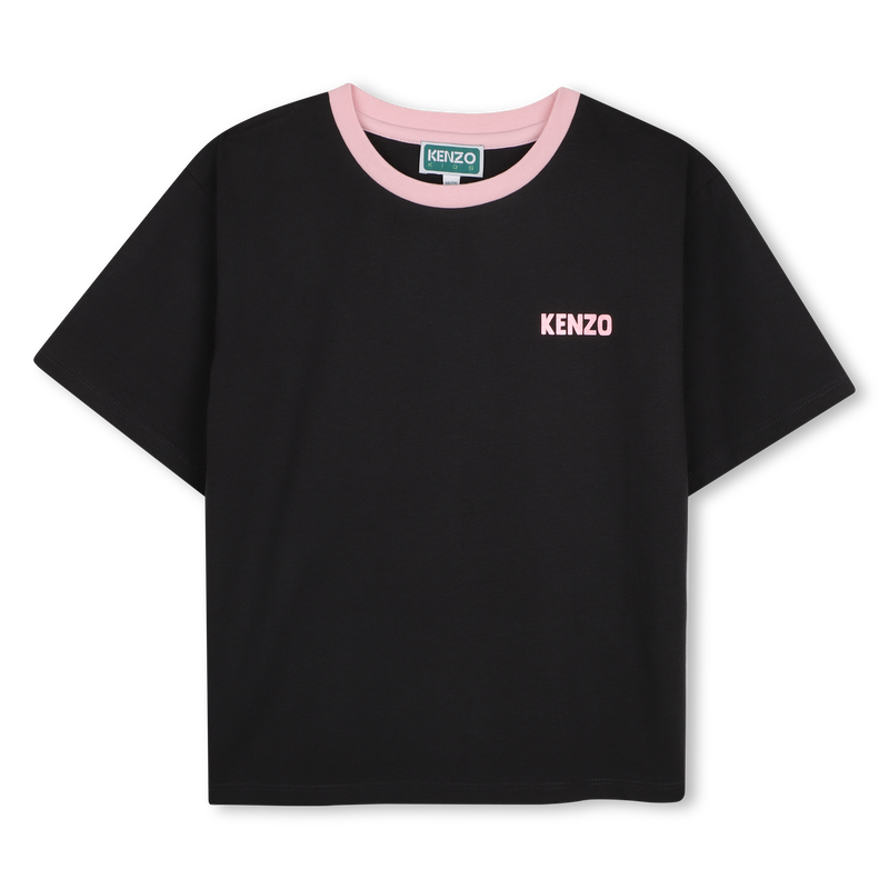 T-Shirt mit kurzen &Auml;rmeln KENZO KIDS 
                        GIRL