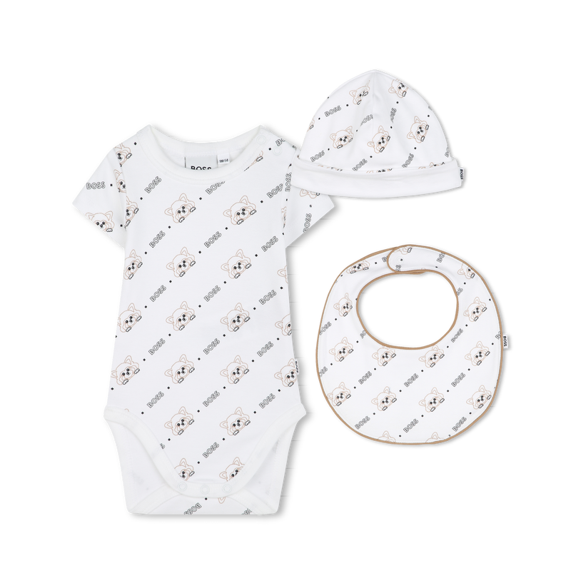 Dreiteiliges Set zur Geburt BOSS 
                        UNISEX