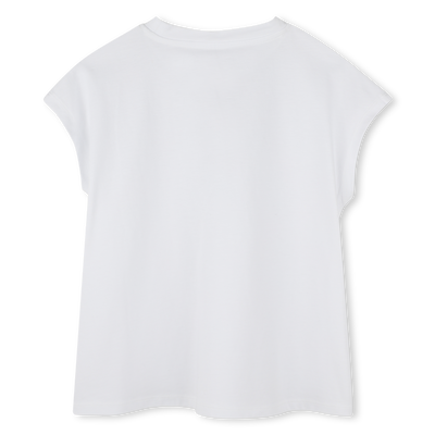Flie&szlig;endes Baumwoll-T-Shirt DKNY GIRL