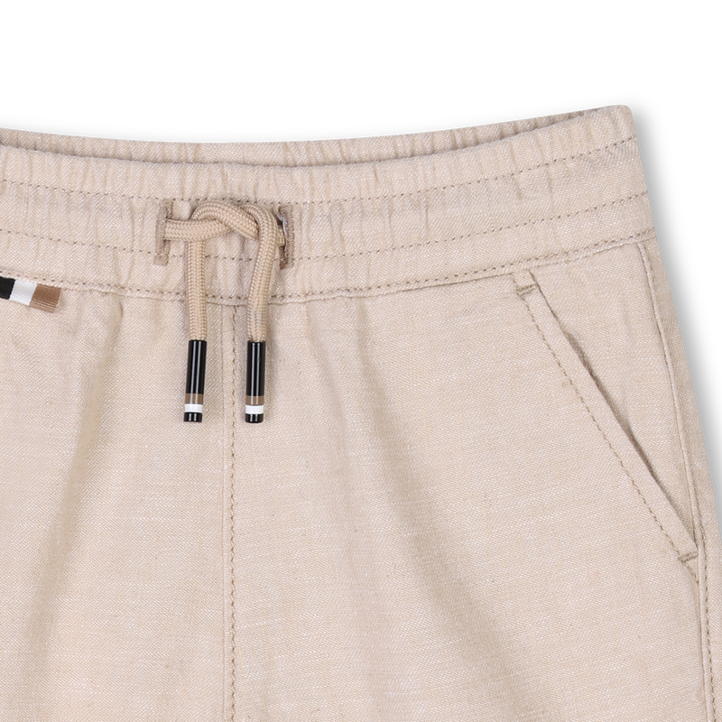 Shorts aus Leinen/Baumwolle BOSS 
                        BOY