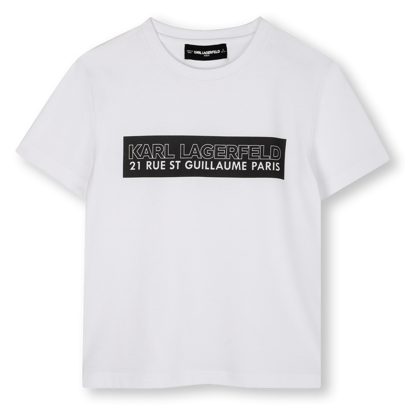 Kurzärmeliges T-Shirt KARL LAGERFELD KIDS 
                        BOY