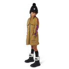 Lederstiefeletten mit Umschlag KARL LAGERFELD KIDS 
                    GIRL