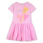 Kleid aus bi-material BILLIEBLUSH 
                    GIRL