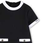 Kurz&auml;rmeliges kleid KARL LAGERFELD KIDS 
                    GIRL