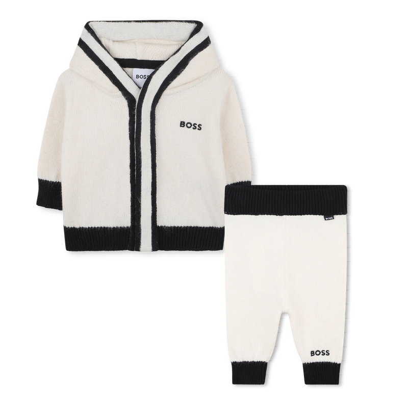 Set aus Strickjacke und Hose BOSS 
                        BOY