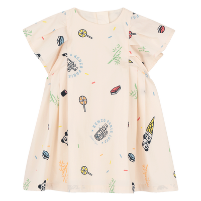POPLIN KLEID KENZO KIDS GIRL