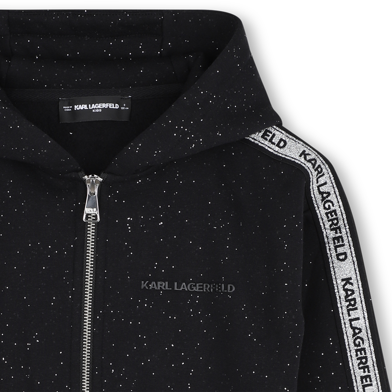 Kapuzensweatshirt KARL LAGERFELD KIDS 
                        GIRL