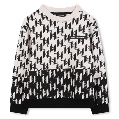 Sweatshirt aus Fleece KARL LAGERFELD KIDS BOY