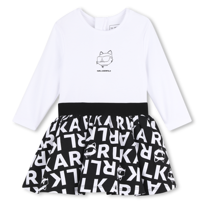 Langarmkleid KARL LAGERFELD KIDS GIRL