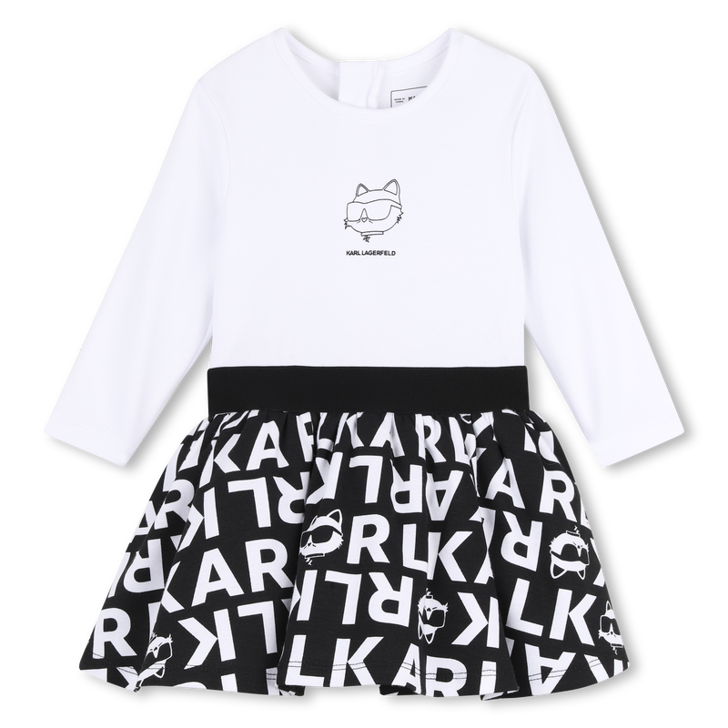 Langarmkleid KARL LAGERFELD KIDS 
                        GIRL