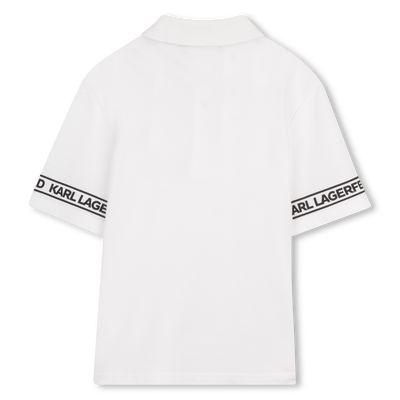 KURZ&Auml;RMELIGES POLOSHIRT KARL LAGERFELD KIDS BOY