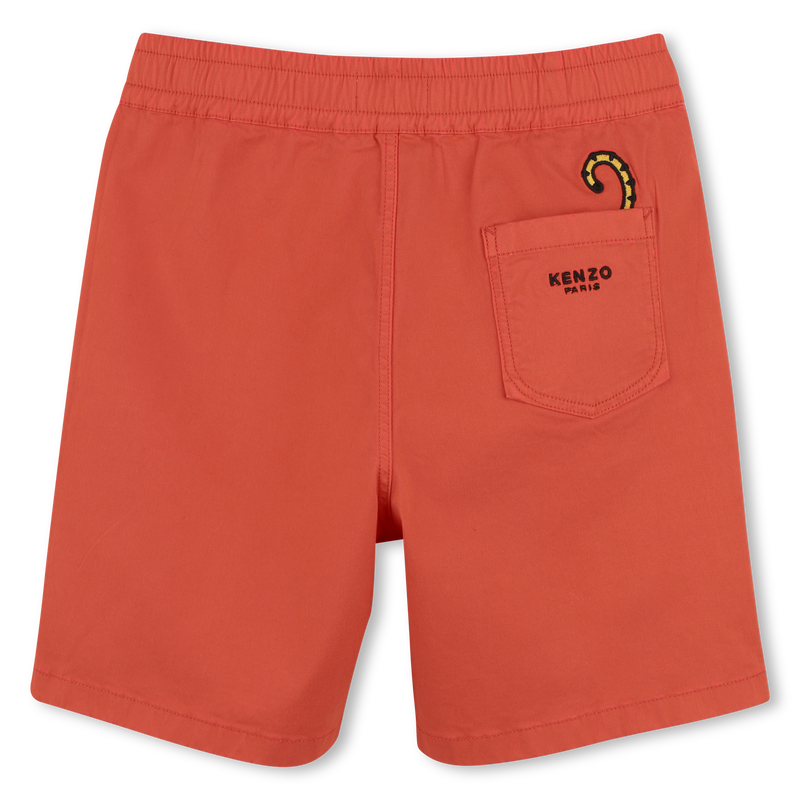 Baumwoll-Bermudas mit Badge KENZO KIDS 
                        BOY