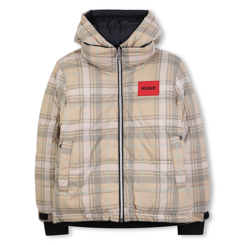 Wende-Daunenjacke mit Kapuze HUGO 
                        BOY