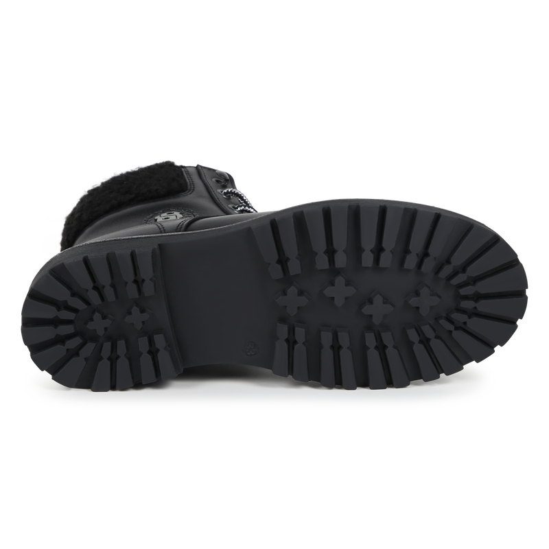 Leder-Stiefeletten BOSS 
                        GIRL