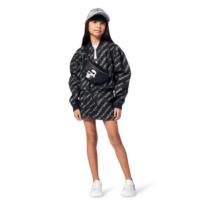 Verstellbares Cap mit Badge KARL LAGERFELD KIDS GIRL